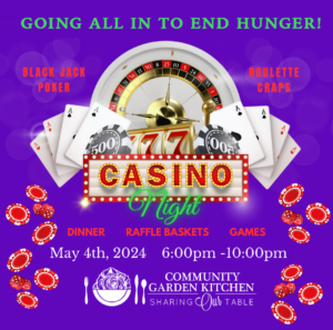 May 4th is CGK Casino Night!  Mark Your Calendars