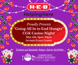 "Going All In to End Hunger"  CGK Casino Night!